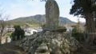 高祖山の西側斜面にあった古代の山城址です。