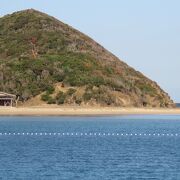 無人島にある海水浴場です。