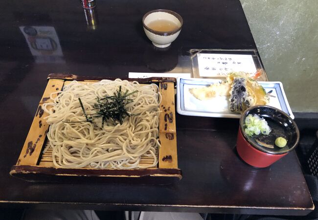 「おおもり」がない？ちょっと残念な蕎麦屋