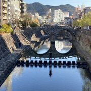 眼鏡橋周辺の公園。