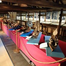 長屋２階の展示