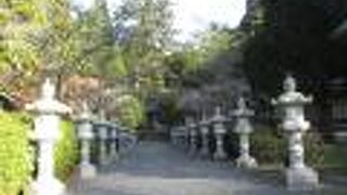 地元の英雄を祀っていました。