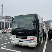 長崎駅までおよそ1時間