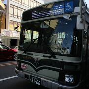 京都市を走るバス