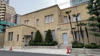 壁面も味わい深い洋館