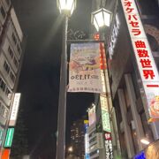 池袋駅西口の商店街