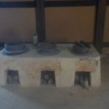 かまどもありました。