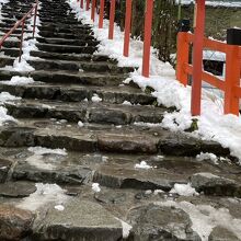 神社の階段