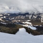 こちらもダウンヒルができるスキー場