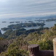 九十九島が一望できます