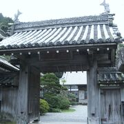 九鬼水軍を率いた武将の菩提寺