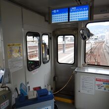 開放感満点の運転台、丹後鉄道のようでもある