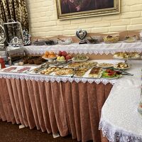 朝食は豊富です