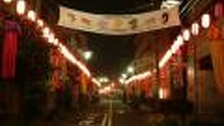 大道芸、屋台、短冊