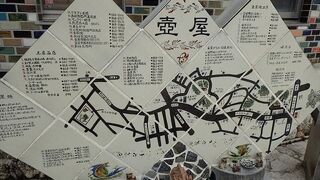 陶芸工房や直売店などが並ぶ