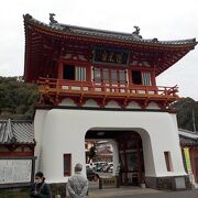 まるで浦島太郎の物語に出てくるような朱塗りの楼門は武雄温泉のシンボルです。
