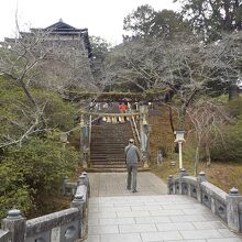 心字池を過ぎると一の鳥居があります。