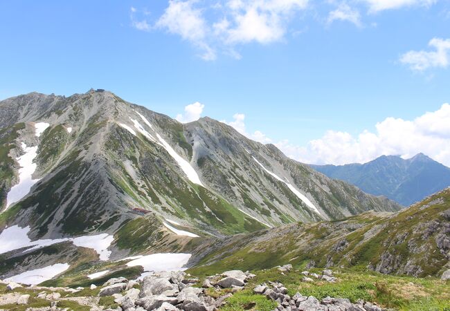 ここも立山の１つですが、また違った立山の景色が見えました。