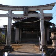 鎌倉三代将軍が船の用材を切り出したところと伝わる神社