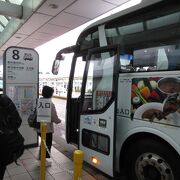 空港から 市内まで
