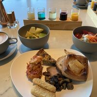 朝ごはんはブッフェスタイル