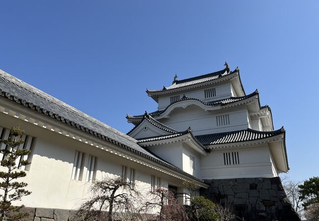 天守が再現された建物です