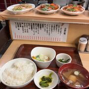 蒲田の大衆食堂酒場信濃路で納豆定食370円モーニング