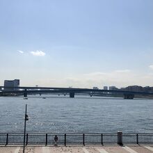 ここからじゃデザインがよくわからない晴海大橋