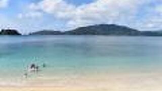 ちょっと遠いけど静かなビーチ