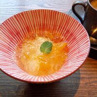 朝食　スイーツと飲み物