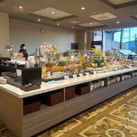 バイキングの料理コーナーです。