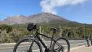 クロスバイクを借りて桜島一周！