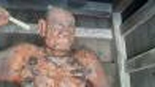 江戸時代につくられた仁王像です