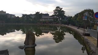 静かで趣ある池