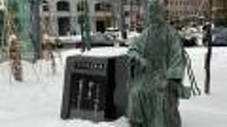 大通公園内にある石川啄木歌碑！