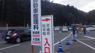 正月のせいか自動車整理料という名前の駐車場代をしっかり500円取られました