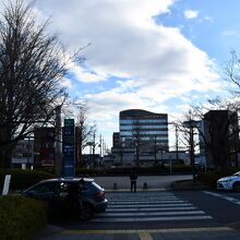 駅前の風景