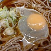 長野駅近くの立ち食い蕎麦屋さん