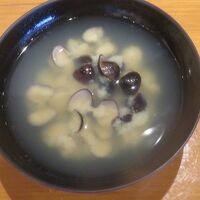 朝食時のやまとしじみ汁