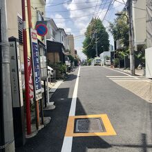 ちょっと傾斜がわかるかな