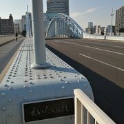 隅田川にかかる橋の一つです