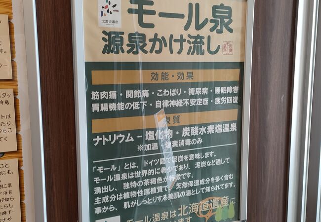 新札幌駅近くで天然モール湯温泉に入れる