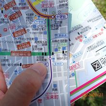 地図上の場所です