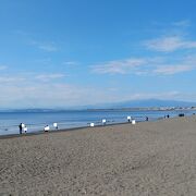 賑わいのある海水浴場