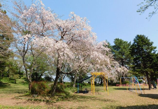 菊川駅近くの高台にある公園