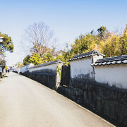 古い塀などが整備保存されていて江戸時代の雰囲気を感じることができました