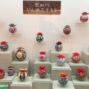 滋賀の伝統工芸品のびん細工手まりの歴史を学べる資料館(入場無料)です!