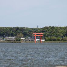 鹿島神宮一之鳥居風景