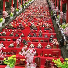 遠見岬神社のひな壇