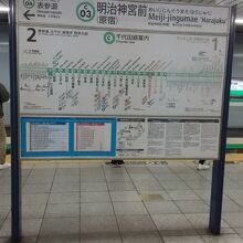 東京メトロ千代田線 明治神宮前駅